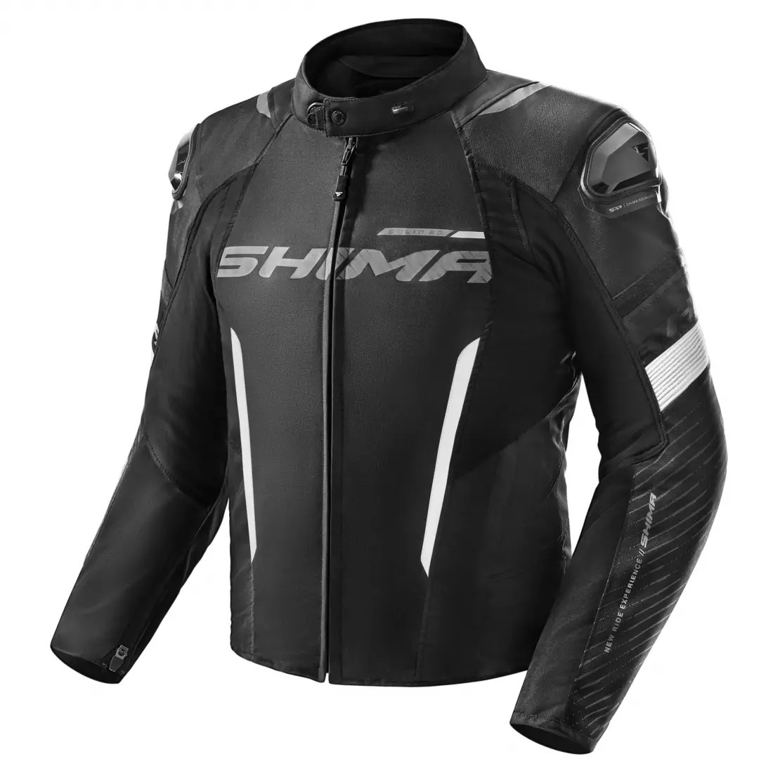 МОТОКУРТКА SHIMA SOLID 2.0 MEN JKT BLK/WHT
